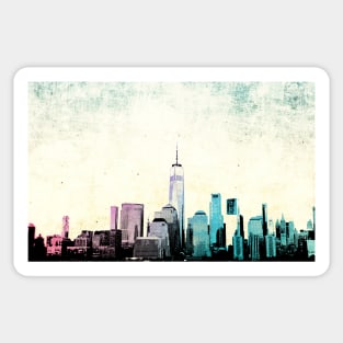 Lower Manhattan (Watercolor) Sticker